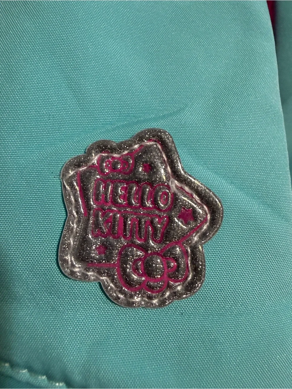 🆕 Hello Kitty Backpack - Aqua with Pink Trim